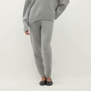 Naked Cashmere Heidi Ribbed Cashmere Jogger, Women's size Medium